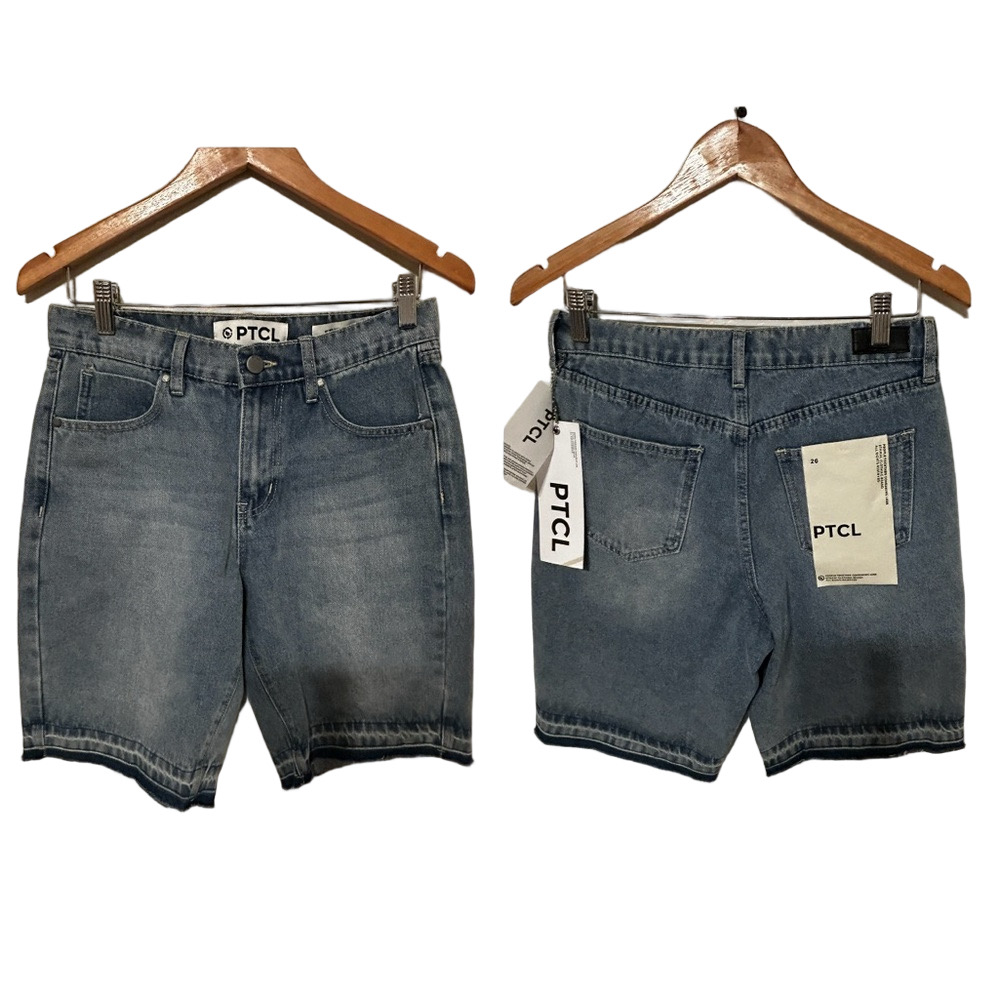 🛼PTCL  Ethikal Denim Jean shorts  in Classic Blue size 26 NWT